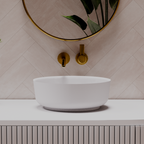 Pietra Georgia Above Counter Basin 360 x 130mm - White Matte - PB3021-WM