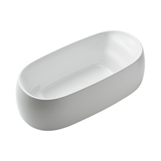 TOTO Galalato 1695 Reinforced Marble Freestanding Bath - Matte White - PJY1744WPWE#MW