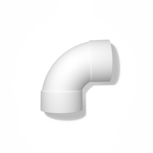 Pipe Kings - DWV Plain Bend 150mm - 88° F & F - BFF15088