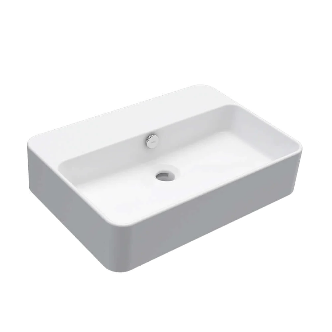 Parisi Linfa 55 Wall Basin - No Tap Hole - Gloss White - PMP7600/S