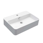 Parisi Linfa 55 Wall Basin - One Tap Hole - Gloss White - PMP7601/S