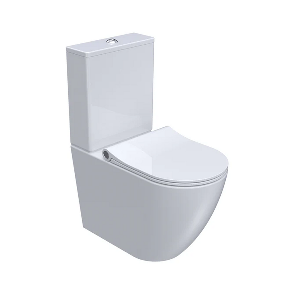 Parisi Ellisse II Wall Faced Rimless Toilet Suite (Includes Pressalit Seat) - PN60P