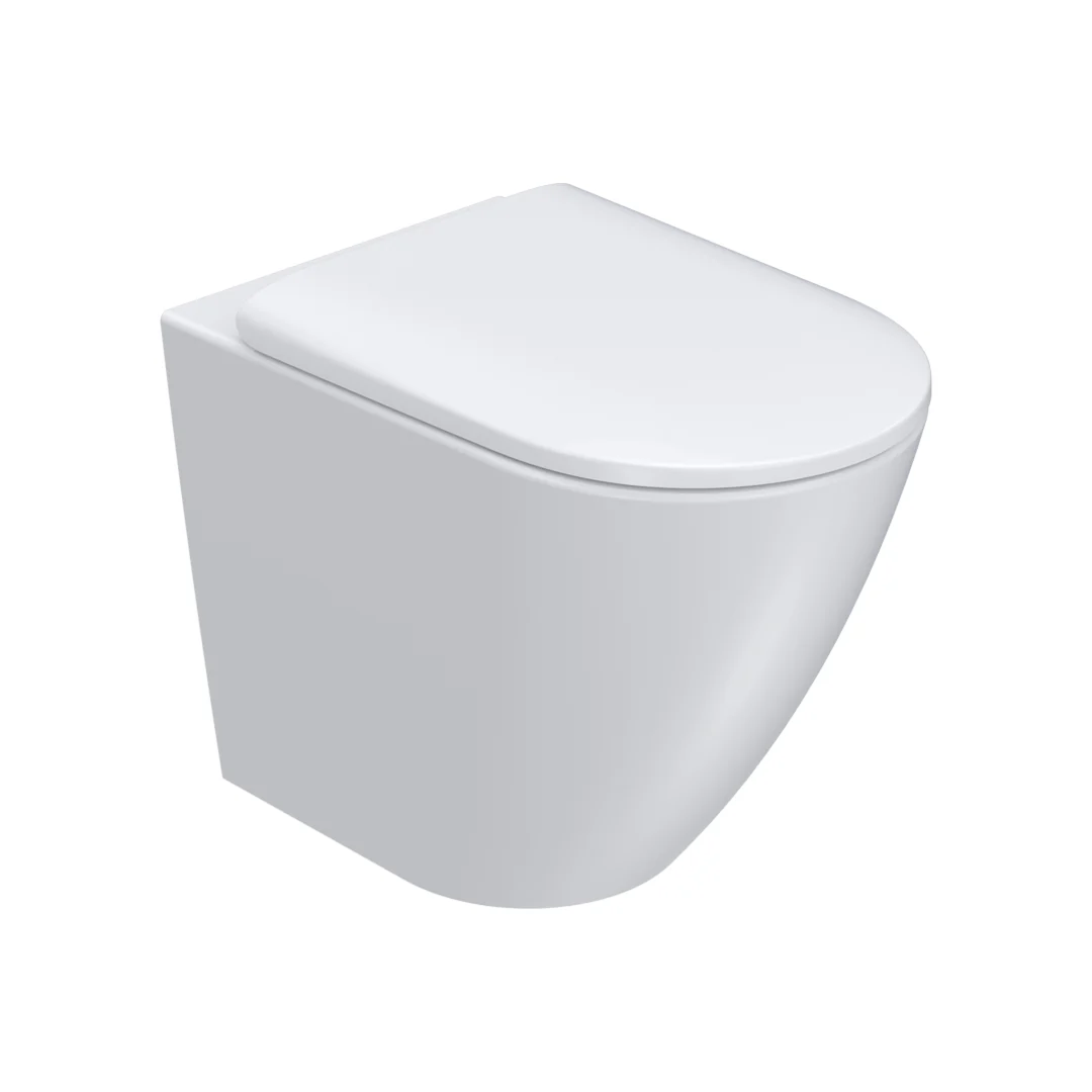 Parisi Ellisse MK II Rimless Wall Faced Pan (Includes Moda Seat) - PN61M