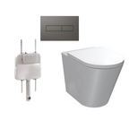Parisi Linfa PN770 Rimless Floor Mount Package with Blade II Fucile Flush Plate - PN770 + PA110 + PA401.50