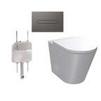 Parisi Linfa PN770 Rimless Floor Mount Package with Elli Fucile Flush Plate - PN770 + PA110 + PA402.50