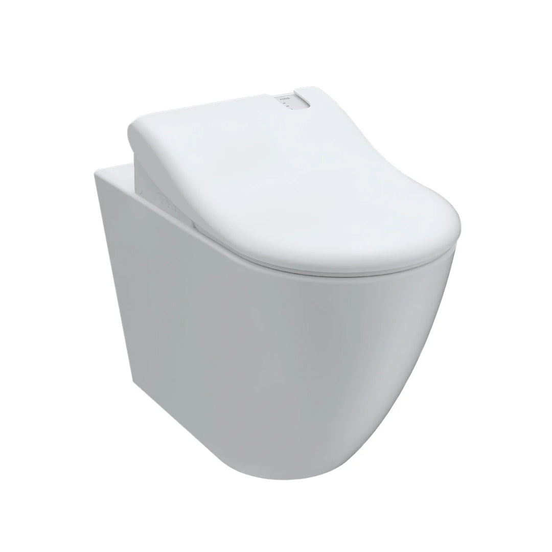 Parisi Aqua Intelligent Ambulant Wall Faced Pan w/Bottom Inlet Bidet Seat - PN83A
