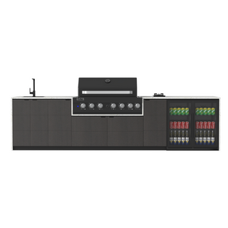 Euro Alfresco Positano 3685mm Outdoor Kitchen Package