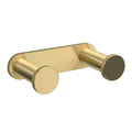 Parisi Envy Double Robe Hook 70 x 37 x 18 - Brushed Brass PP.HKD.46
