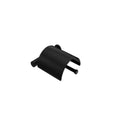 Parisi Envy Toilet Roll Holder with Cover 140 x 125 - Matt Black - PP.RHC.02