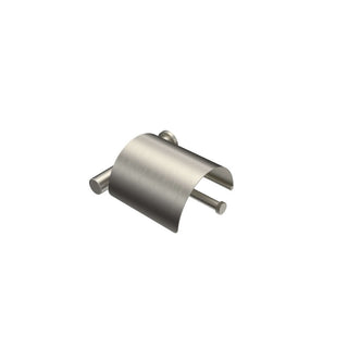Parisi Envy Toilet Roll Holder with Cover 140 x 125 - Brushed Nickel - PP.RHC.41