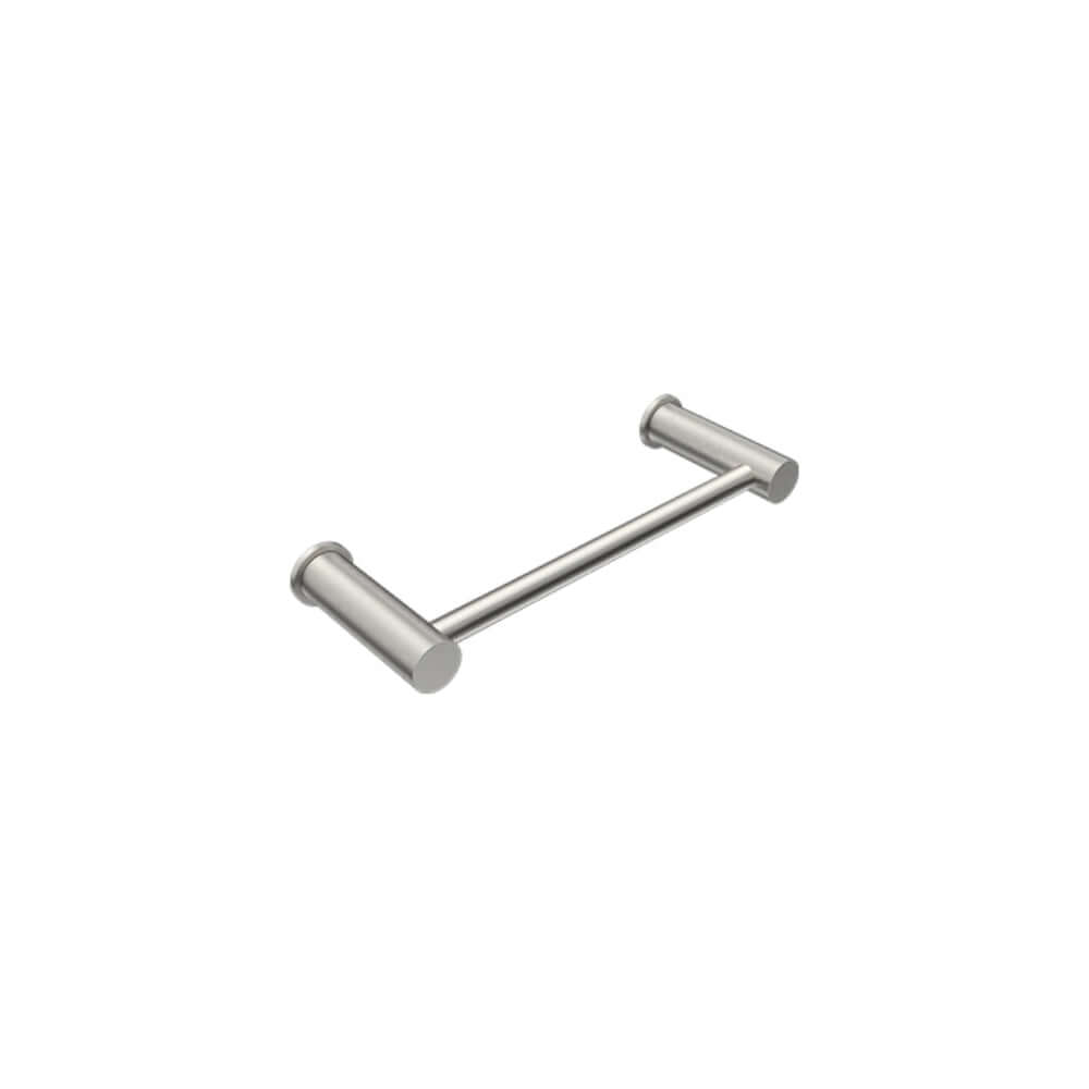 Parisi Envy Single Towel Rail 220mm 220 x 79 x 28 - Brushed Nickel - PP.TR22.41