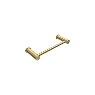 Parisi Envy Single Towel Rail 220mm 220 x 79 x 28 - Brushed Brass - PP.TR22.46