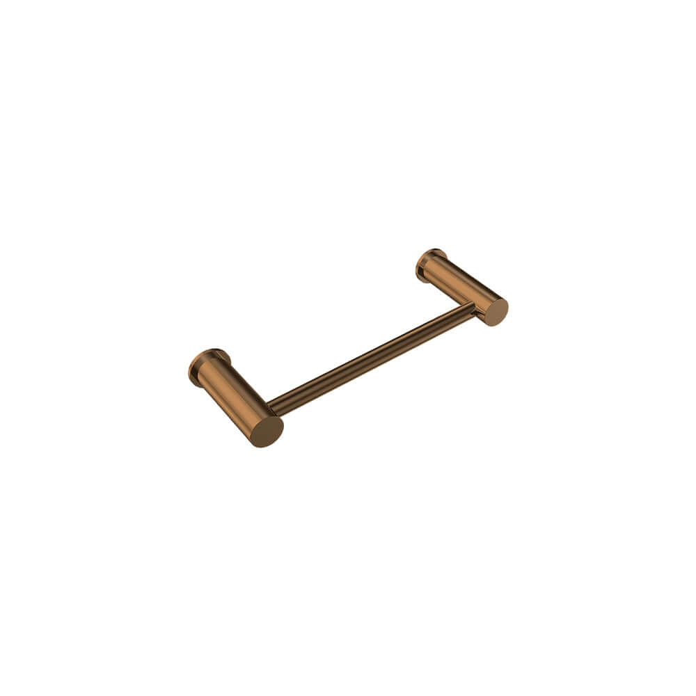 Parisi Envy Single Towel Rail 220mm 220 x 79 x 28 - Matt Bronze - PP.TR22.48