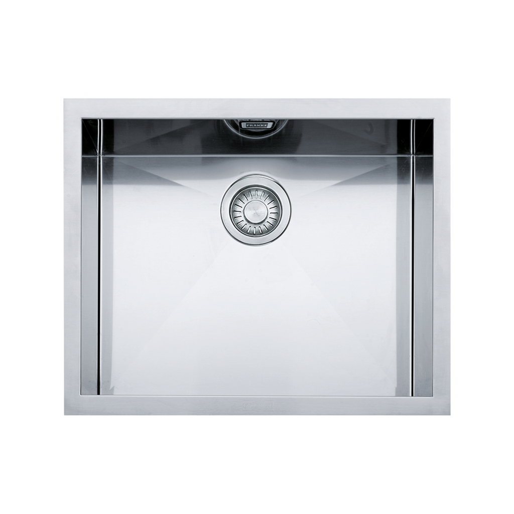Franke Planar 580 Stainless Steel Topmount/Flushmount Laundry Tub with Overflow - PPX210-54LTB