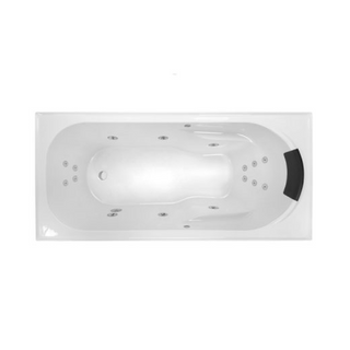 Decina Prima 1785mm Dolce Vita 16-Jet Spa Bath - PR1800DVSPAWC