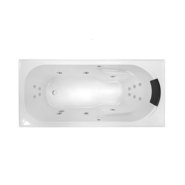 Decina Prima 1785mm Dolce Vita 16-Jet Spa Bath - PR1800DVSPAWC