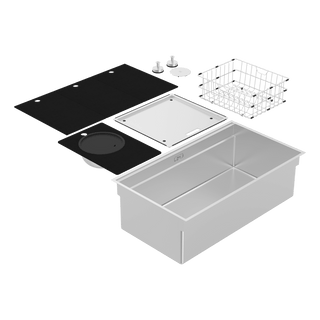 Abey Boutique Piazza Plus Bowl Large Single Bowl Sink - PZQ760