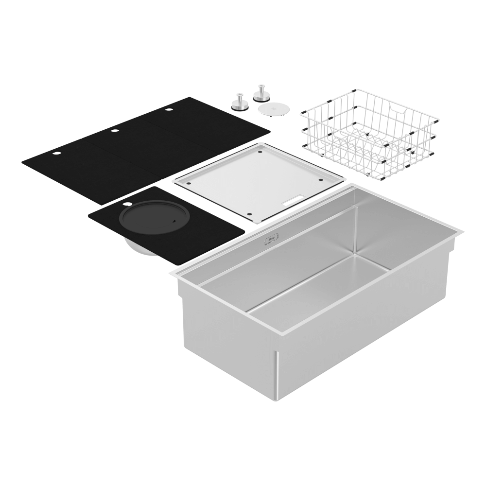 Abey Boutique Piazza Plus Bowl Large Single Bowl Sink - PZQ760