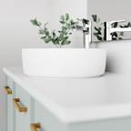 Marquis Palm Wall Hung Vanity with Symphony Top & Basin 1800mm - Single Bowl - Palm 10