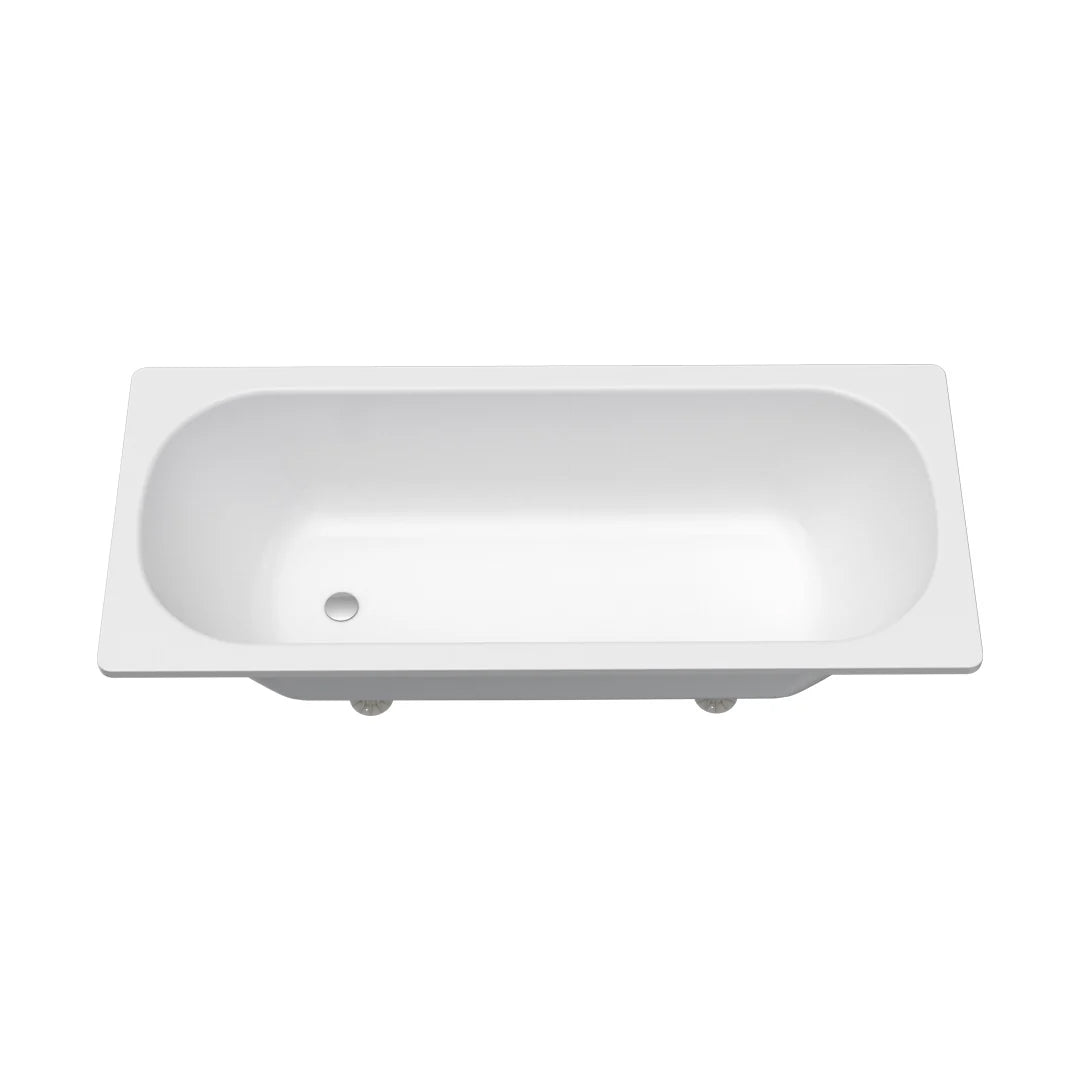 Parisi Envy 1700 Inset Bath - Gloss White - PB17070E