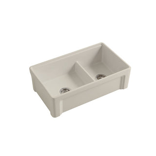 Parisi Cornice Double Bowl Sink 840mm - Pergamon - SMTOS33D.12
