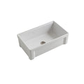 Parisi Cornice Single Bowl Sink 840mm - Gloss White - SMTOS33S
