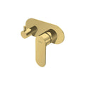 Parisi Ellisse II Wall Mixer with 2-Way Diverter - Brushed Brass - EE2.04-D2E.46