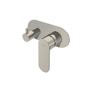 Parisi Ellisse II Wall Mixer with 2-Way Diverter - Brushed Nickel - EE2.04-D2E.41