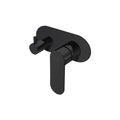 Parisi Ellisse II Wall Mixer with 2-Way Diverter - Matte Black - EE2.04-D2E.02
