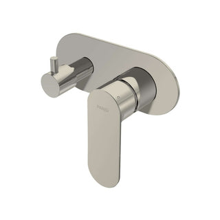 Parisi Ellisse II Wall Mixer with 3-Way Diverter - Brushed Nickel - EE2.04-D3E.41