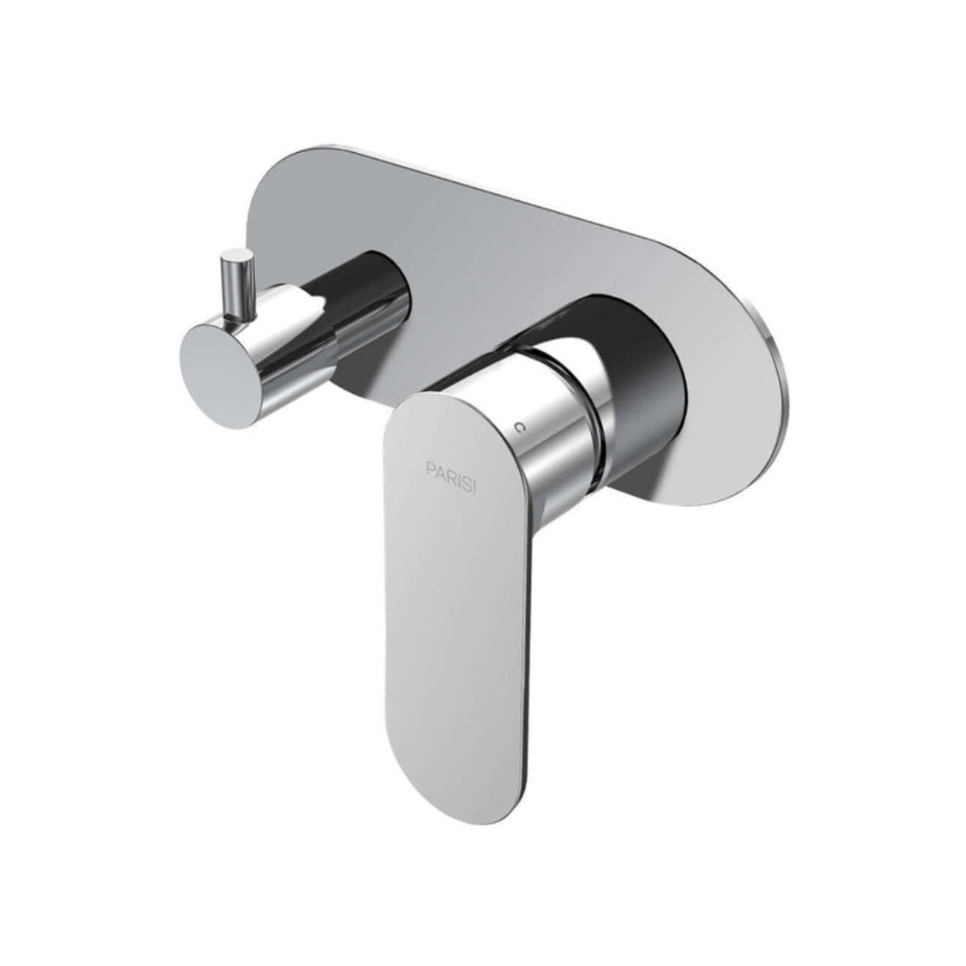 Parisi Ellisse II Wall Mixer with 3-Way Diverter - Chrome - EE2.04-D3E