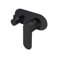 Parisi Ellisse II Wall Mixer with 3-Way Diverter - Matte Black - EE2.04-D3E.02