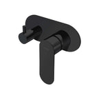 Parisi Ellisse II Wall Mixer with 3-Way Diverter - Matte Black - EE2.04-D3E.02