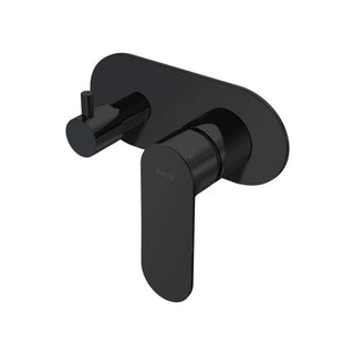 Parisi Ellisse II Wall Mixer with 3-Way Diverter - Matte Black - EE2.04-D3E.02