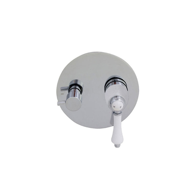 Parisi Hermitage Wall Diverter Mixer Chrome
