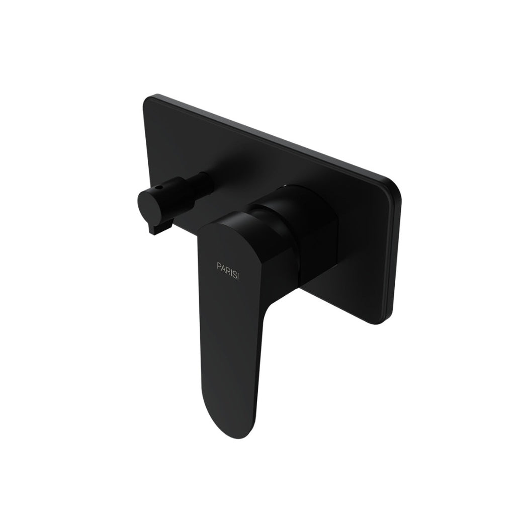 Parisi Loom Wall Mixer with 2-Way Diverter - Matte Black - LO.04L.02