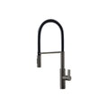 Parisi Newform Libera Kitchen Mixer with Black Spring Spray - Carbon Satin - 63930Q.M2.076