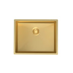 Parisi Quadro Single Bowl Sink 550mm - Brushed Brass - PK5544.46