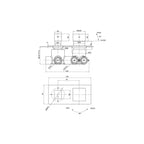 Parisi Quadro Wall Mixer 3-Way Diverter - Chrome - QQ.04-D3Q