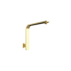 Parisi Quasar II High Rise Wall Shower Arm - Brushed Brass - Q2.SA.1W.46