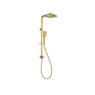 Parisi Quasar II Shower Column with Sliding Rail - Brushed Brass - Q2.08-D2W.46