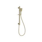 Parisi Quasar II Sliding Rail with Hand Shower - Brushed Brass - Q2.SR.46