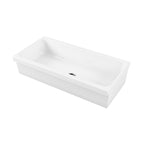 Parisi Rettangolo Single Laundry Bowl 900mm - Gloss White - GA2005