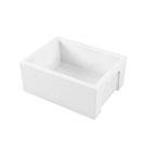 Parisi Rigolo Single Bowl Sink Reversible 610mm - Gloss White - GA5120
