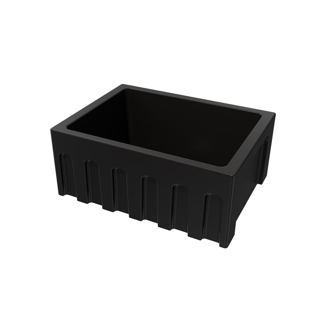 Parisi Rigolo Single Bowl Sink Reversible 610mm - Matt Black - GA5120.22