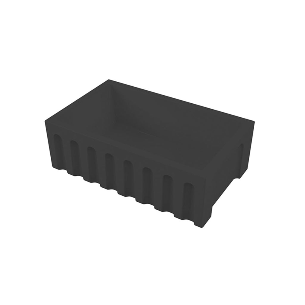 Parisi Rigolo Single Bowl Sink Reversible 760mm - Matt Black - GA5119.22
