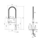 Parisi Springtime Kitchen Mixer - Chrome - SPR.07-1HT