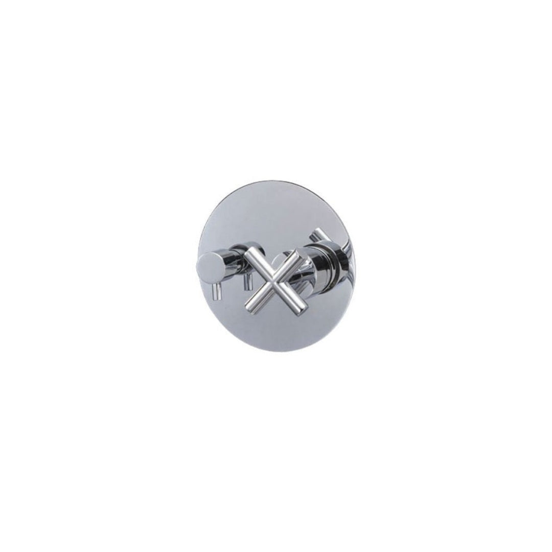 Parisi Stella Round Mixer 3-Way Diverter - Chrome - SR.04-D3R