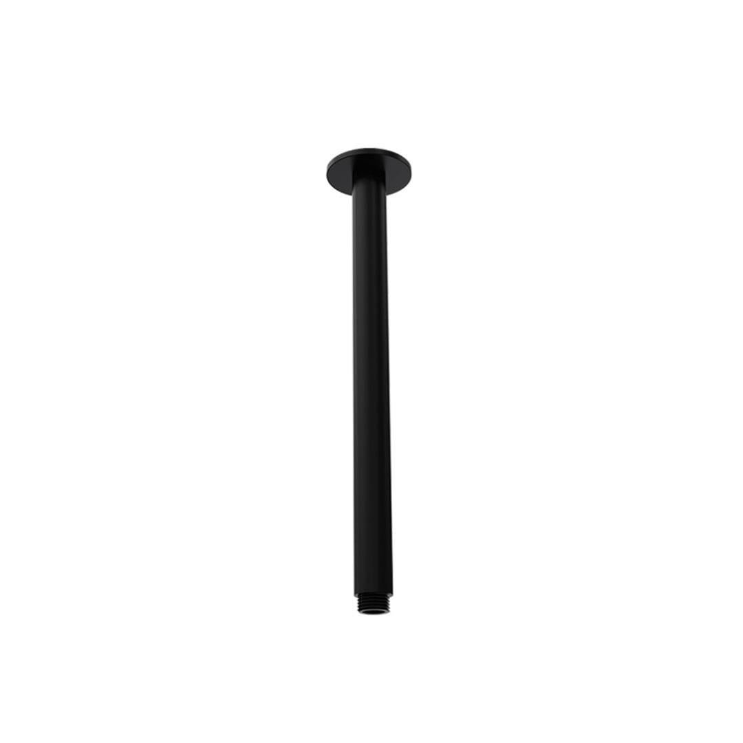 Parisi Tondo Ceiling Shower Arm 300mm - Matte Black - TO.SA.1C300.02