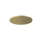 Parisi Tondo Round Shower Head 300mm (ABS) - Brushed Brass - TO.SH.A300.46